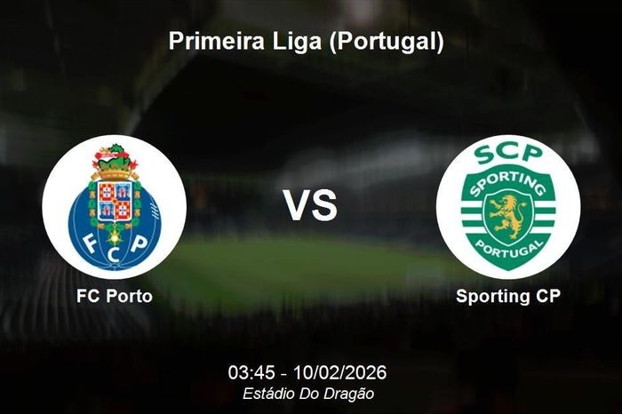 Nhận định FC Porto vs Sporting CP - Đại chiến ngôi đầu Primeira Liga