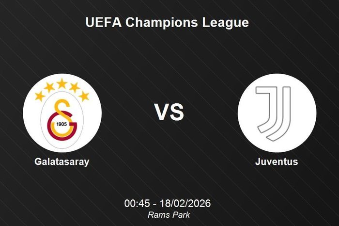 Nhận định Galatasaray vs Juventus - UEFA Champions League: Thử thách tại 'chảo lửa' Rams Park