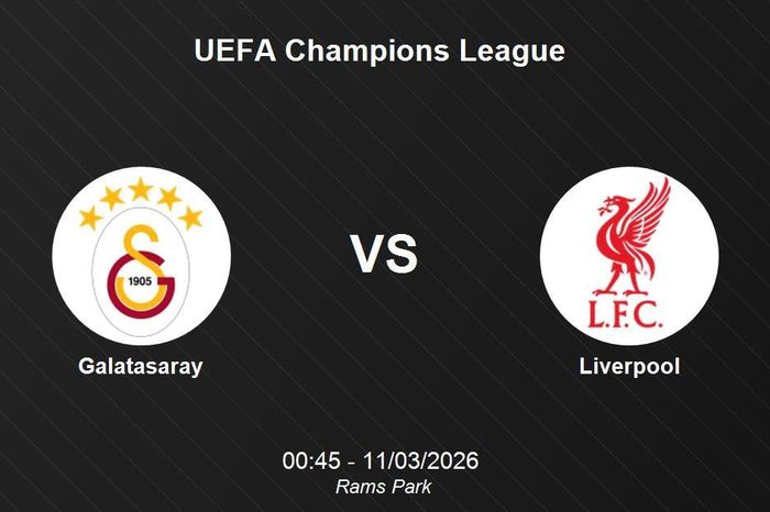 Nhận định Galatasaray vs Liverpool - Vòng bảng UEFA Champions League