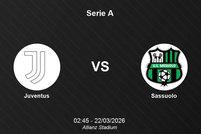 Nhận định Juventus vs Sassuolo - Serie A: Thử thách tại Allianz Stadium