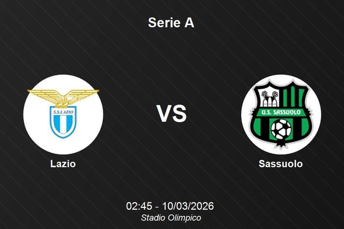 Nhận định Lazio vs Sassuolo - Serie A: Cuộc chiến khẳng định vị thế tại Olimpico