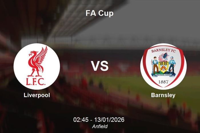 Nhận định Liverpool vs Barnsley - Vòng 3 FA Cup: Sức mạnh tại Anfield