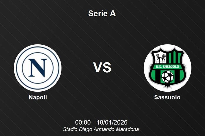 Nhận định Napoli vs Sassuolo - Serie A
