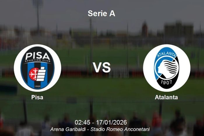 Nhận định Pisa vs Atalanta - Serie A: Cơ hội bứt phá cho đội khách