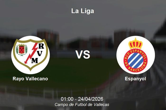 Nhận định Rayo Vallecano vs Espanyol - Giải bóng đá Tây Ban Nha La Liga