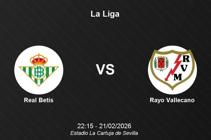 Nhận định Real Betis vs Rayo Vallecano - La Liga