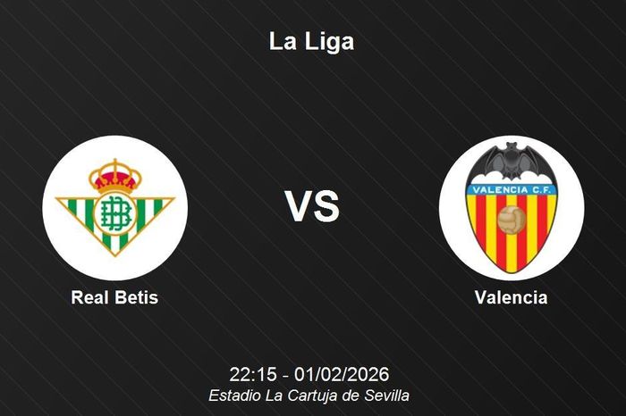 Nhận định Real Betis vs Valencia - La Liga: Thử thách tại pháo đài La Cartuja