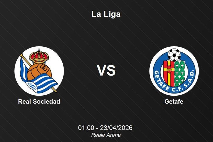 Nhận định Real Sociedad vs Getafe - La Liga: Cuộc chiến cho suất dự cúp châu Âu