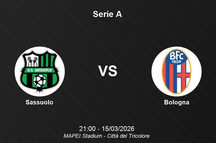 Nhận định Sassuolo vs Bologna - Serie A (21h00 ngày 15/3)