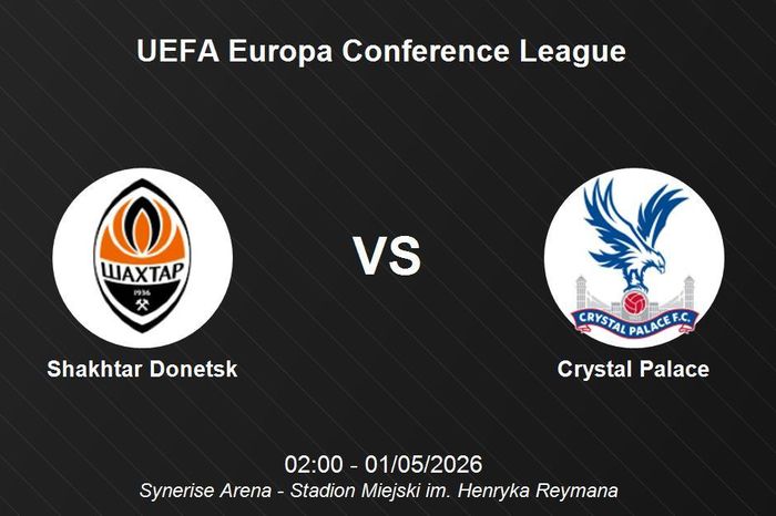Nhận định Shakhtar Donetsk vs Crystal Palace - UEFA Europa Conference League