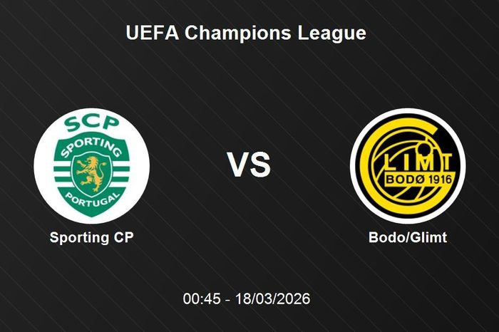 Nhận định Sporting CP vs Bodo/Glimt - UEFA Champions League