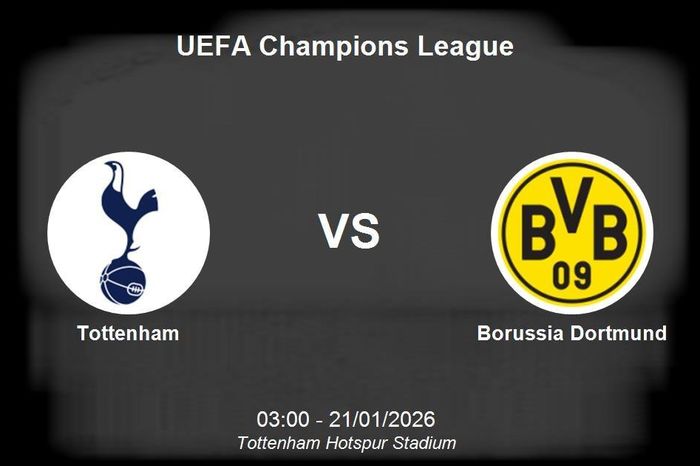 Nhận định Tottenham vs Borussia Dortmund - UEFA Champions League