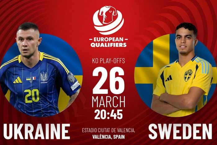 Nhận định trận đấu Ukraine vs Thụy Điển, 2h45 ngày 27.3: Tạm biệt gã khổng lồ Bắc Âu