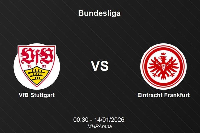 Nhận định VfB Stuttgart vs Eintracht Frankfurt - Bundesliga: Cuộc chiến top 5