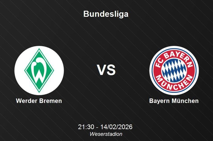 Nhận định Werder Bremen vs Bayern München - Bundesliga ngày 14/02
