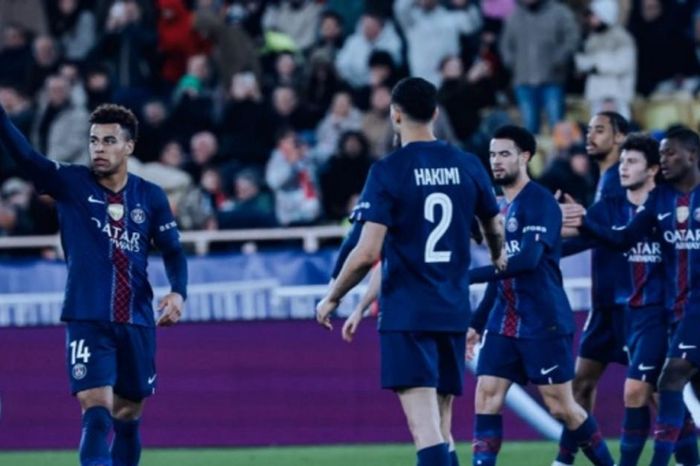 PSG ngược dòng hạ Monaco 3-2: Desire Doue tỏa sáng rực rỡ sau bước ngoặt thẻ đỏ