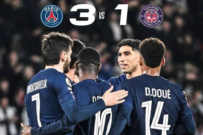 PSG nới rộng cách biệt trong cuộc đua Ligue 1 nhờ cú đúp của Dembele