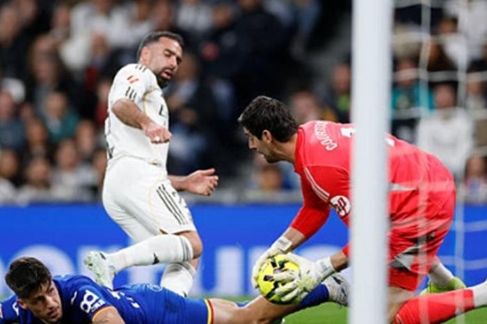 Real Madrid thua sốc Getafe 0-1: Hàng công tê liệt, hy vọng bám đuổi Barca lung lay