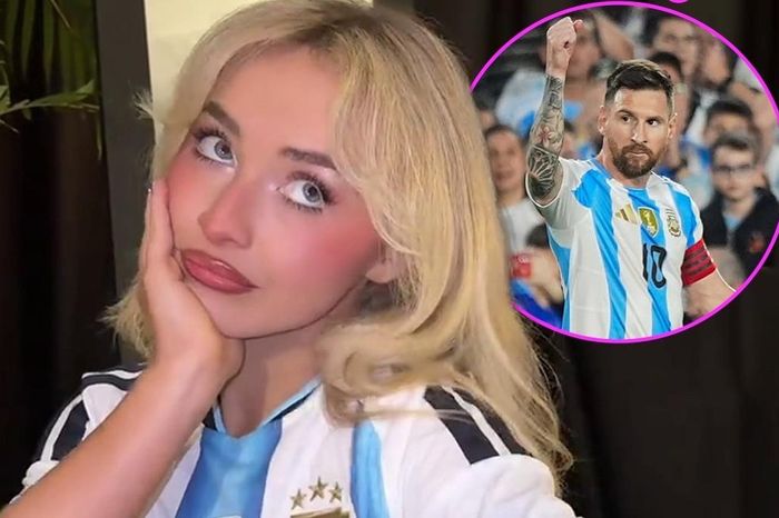 Sabrina Carpenter diện áo Messi gây chú ý tại Nam Mỹ