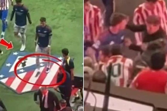 Sao Arsenal giẫm chân lên logo Atletico, Simeone nổi giận lôi đình