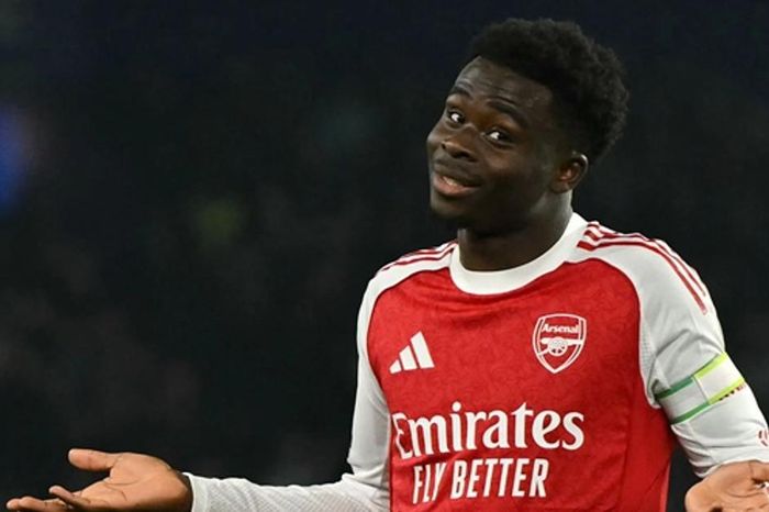 Thống kê báo động: Arsenal sụt giảm phong độ xuống tầm trung khi vắng Bukayo Saka
